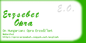 erzsebet opra business card